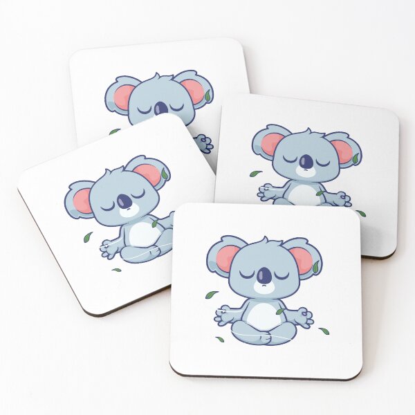 Item preview, Cute Meditating Koala Zen Yoga Animal Illustration designed and sold by Ulrike M 	 Werner.