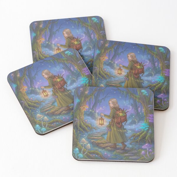 Item preview, Enchanted Swamp Journey Fantasy Art designed and sold by HoneyBreezeCo.