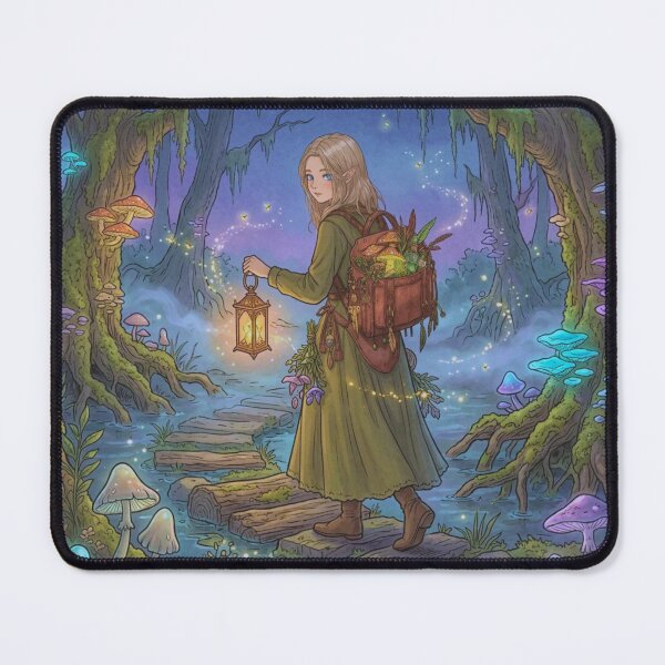 Item preview, Enchanted Swamp Journey Fantasy Art designed and sold by HoneyBreezeCo.