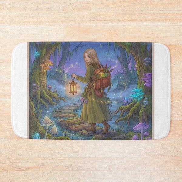 Item preview, Enchanted Swamp Journey Fantasy Art designed and sold by HoneyBreezeCo.