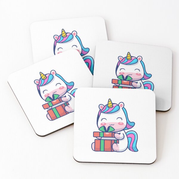 Item preview, Cute Unicorn Unboxing Christmas Birthday Gift Box designed and sold by Ulrike M 	 Werner.