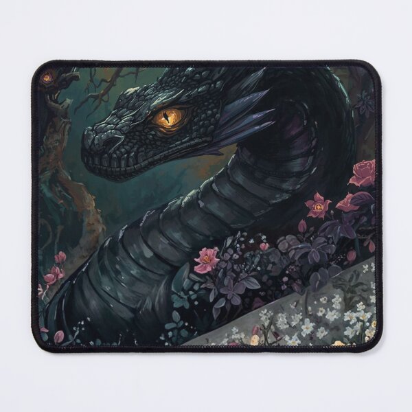 Item preview, Midnight Forest Serpent Fantasy Art designed and sold by HoneyBreezeCo.