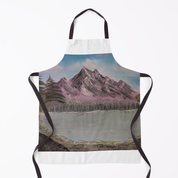 Item preview, Majestic Mountain Lake - Bob Ross Style Oil Painting designed and sold by samahl_l.