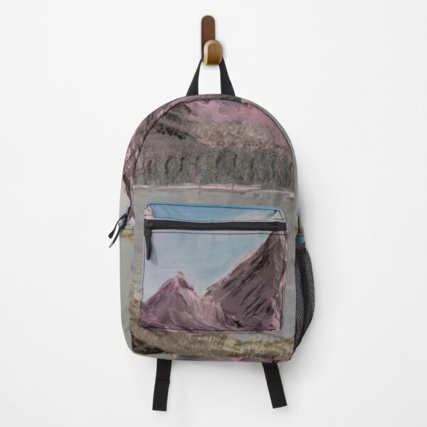 Item preview, Majestic Mountain Lake - Bob Ross Style Oil Painting designed and sold by samahl_l.