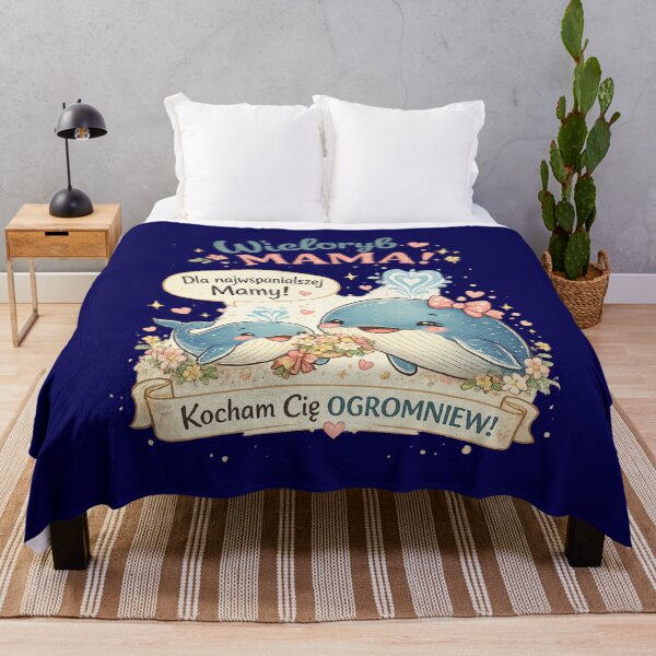 Item preview, Cute Whale Mom Love Design – Funny Mother’s Day Whale Illustration designed and sold by MariMarArt.