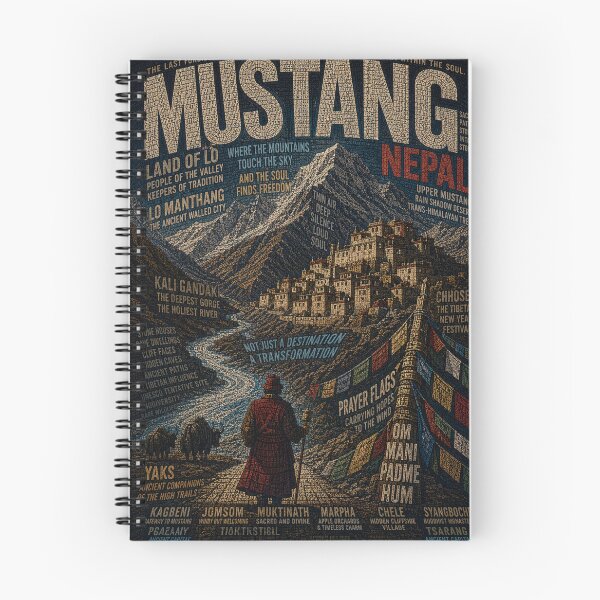 Item preview, Mustang Nepal Himalayan Kingdom Lo Manthang Annapurna Adventure designed and sold by Aryabek.