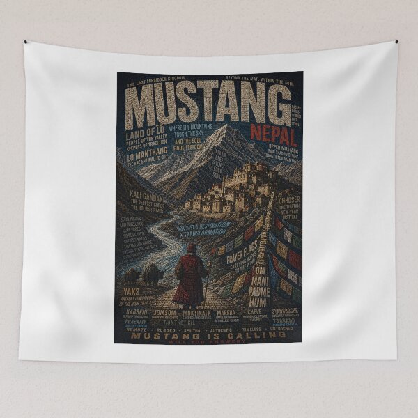 Item preview, Mustang Nepal Himalayan Kingdom Lo Manthang Annapurna Adventure designed and sold by Aryabek.