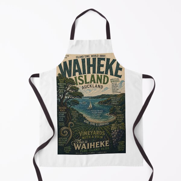 Item preview, Waiheke Island Auckland Vineyard Coastline New Zealand Escape designed and sold by Aryabek.