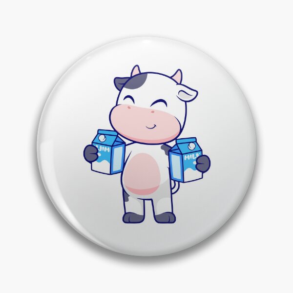 Item preview, Cute Milk Cow Holding Fresh Milk Cartons designed and sold by Ulrike M 	 Werner.