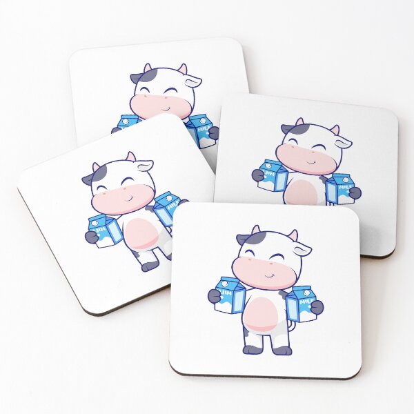 Item preview, Cute Milk Cow Holding Fresh Milk Cartons designed and sold by Ulrike M 	 Werner.