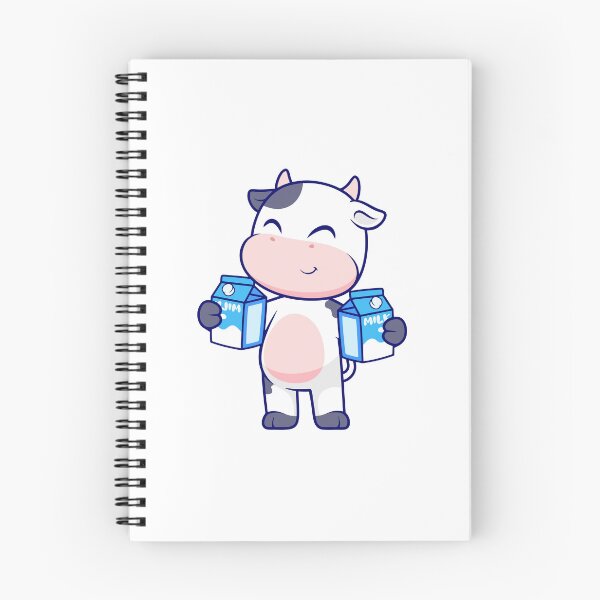 Item preview, Cute Milk Cow Holding Fresh Milk Cartons designed and sold by Ulrike M 	 Werner.
