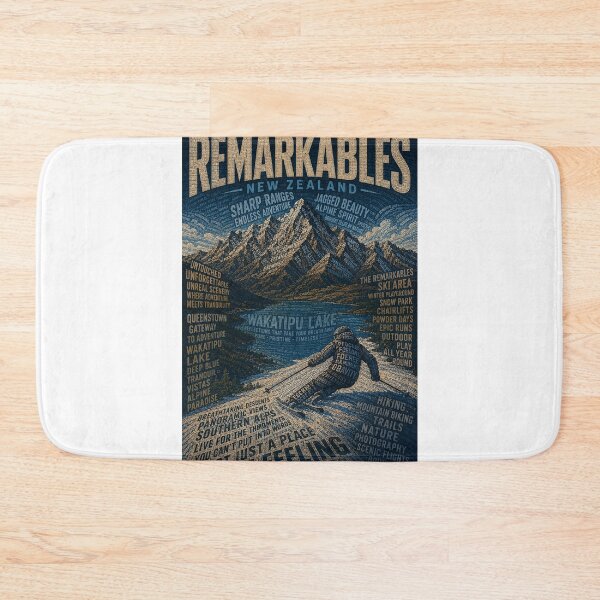 Item preview, Remarkables Queenstown Wakatipu Lake South Island New Zealand Alps designed and sold by Aryabek.