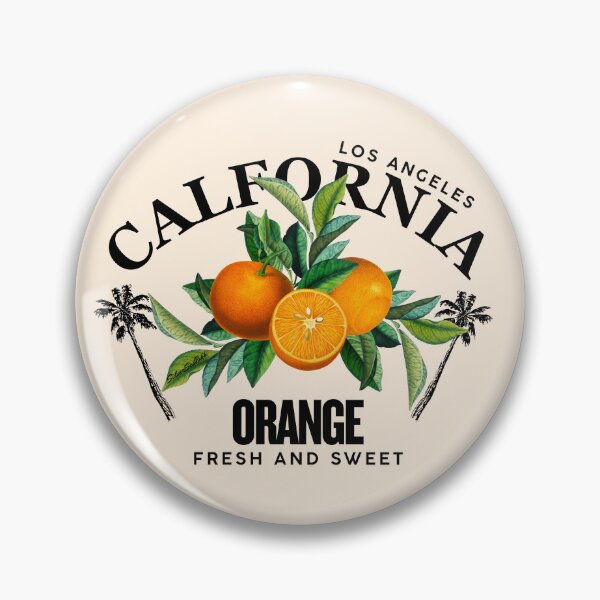 Item preview, Retro Los Angeles California Citrus Fruit Graphic designed and sold by SilverSeaBKK.