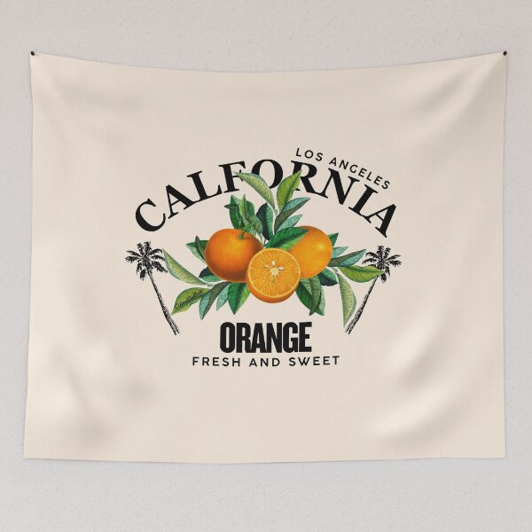 Item preview, Retro Los Angeles California Citrus Fruit Graphic designed and sold by SilverSeaBKK.