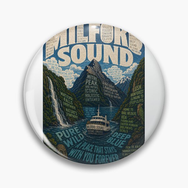 Item preview, Milford Sound Fiordland National Park New Zealand Fjord Wilderness designed and sold by Aryabek.