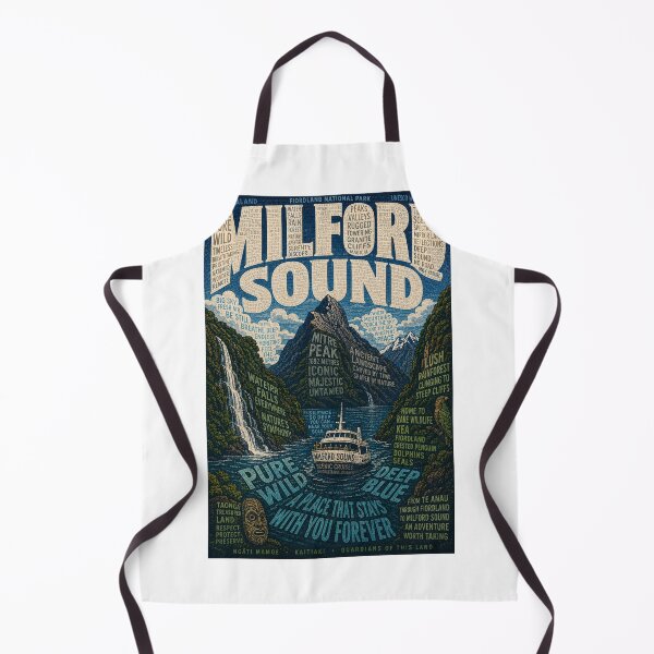 Item preview, Milford Sound Fiordland National Park New Zealand Fjord Wilderness designed and sold by Aryabek.