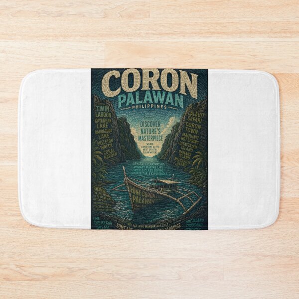 Item preview, Coron Palawan Philippines Tropical Island Lagoon Adventure designed and sold by Aryabek.