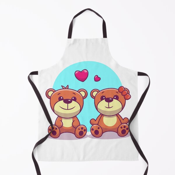 Item preview, Cute Teddy Bear Couple in Love Valentines Day designed and sold by Ulrike M Werner.