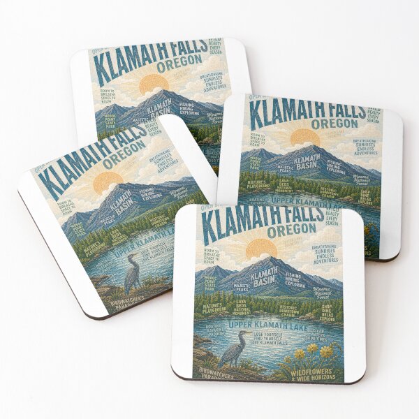 Item preview, Klamath Falls Oregon Upper Klamath Lake Cascade Wilderness designed and sold by Aryabek.