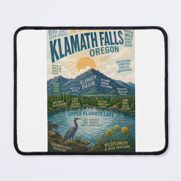 Item preview, Klamath Falls Oregon Upper Klamath Lake Cascade Wilderness designed and sold by Aryabek.