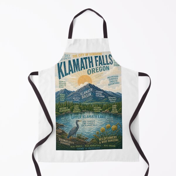 Item preview, Klamath Falls Oregon Upper Klamath Lake Cascade Wilderness designed and sold by Aryabek.