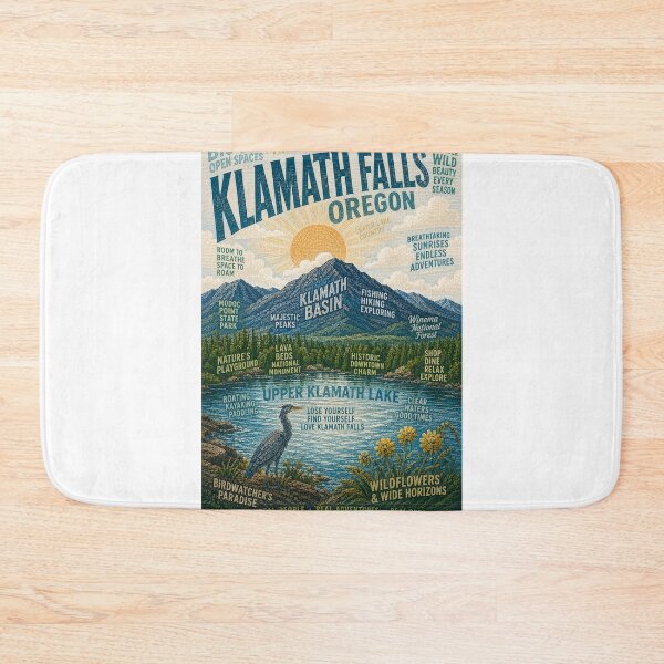Item preview, Klamath Falls Oregon Upper Klamath Lake Cascade Wilderness designed and sold by Aryabek.