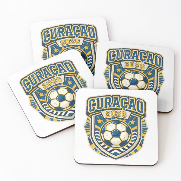 Item preview, Curacao 2026 Retro Football Fan Crest designed and sold by Saq2000.