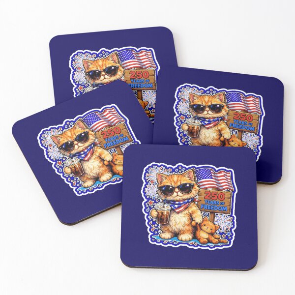 Item preview, Cat 250 Years Of Freedom  designed and sold by WoodburyLake.