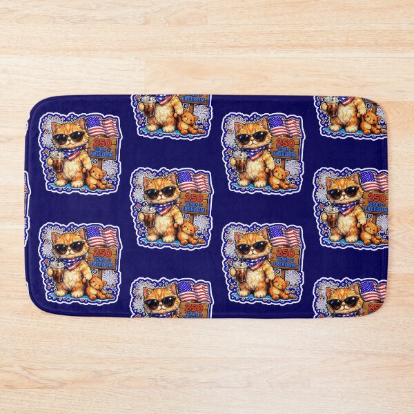 Item preview, Cat 250 Years Of Freedom  designed and sold by WoodburyLake.