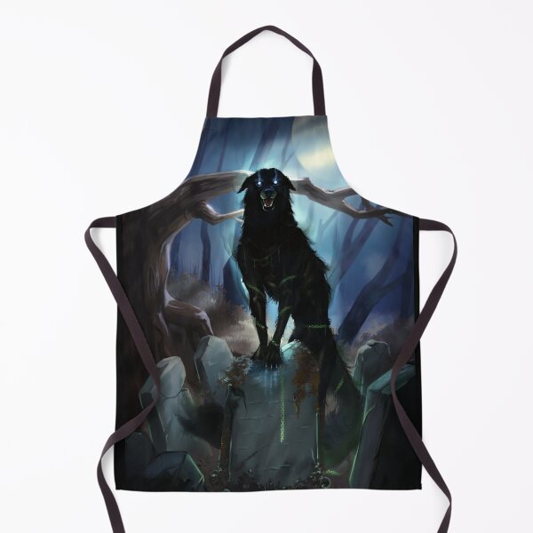 Item preview, Barghest Shadow Hound Monster Art designed and sold by MonsterMountain.