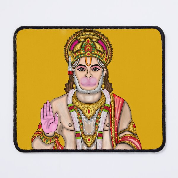 Item preview, Lord Hanuman Artwork | Powerful Hindu God Digital Illustration designed and sold by Harshit_Digital_Arts.