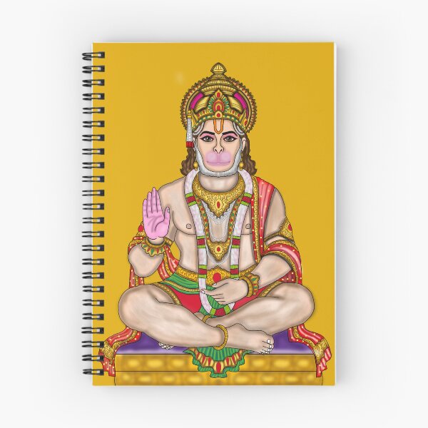 Item preview, Lord Hanuman Artwork | Powerful Hindu God Digital Illustration designed and sold by Harshit_Digital_Arts.