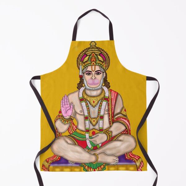 Item preview, Lord Hanuman Artwork | Powerful Hindu God Digital Illustration designed and sold by Harshit_Digital_Arts.