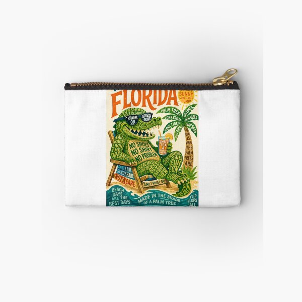 Item preview, Welcome to Florida Alligator Sunshine State Palm Trees Beach Lifestyle Coastal Travel designed and sold by Aryabek.