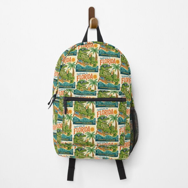 Item preview, Welcome to Florida Alligator Sunshine State Palm Trees Beach Lifestyle Coastal Travel designed and sold by Aryabek.