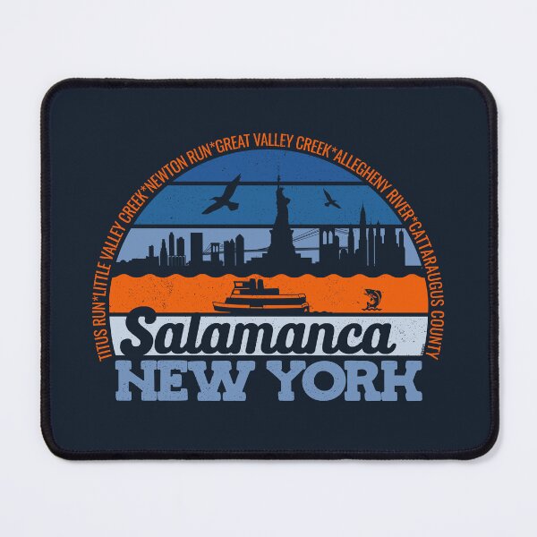 Item preview, Salmanca New York Sunset Retro Vintage Local Pride Logo designed and sold by CRHPOD20.
