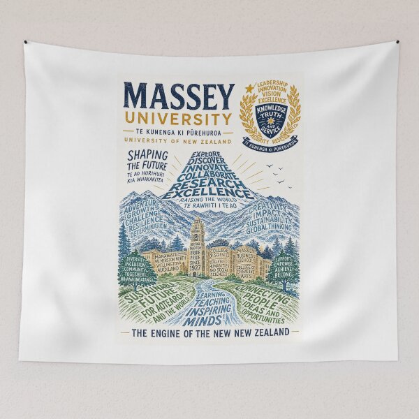 Item preview, Massey University New Zealand Palmerston North Academic Heritage Aotearoa Campus designed and sold by Aryabek.