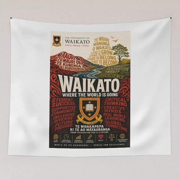 Item preview, University of Waikato Hamilton New Zealand Maori Culture Academic Excellence designed and sold by Aryabek.