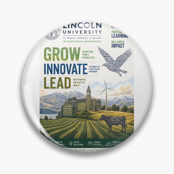 Item preview, Lincoln University New Zealand Canterbury Agriculture Sustainability Innovation designed and sold by Aryabek.