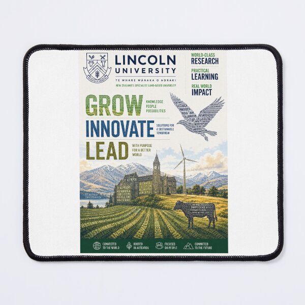 Item preview, Lincoln University New Zealand Canterbury Agriculture Sustainability Innovation designed and sold by Aryabek.
