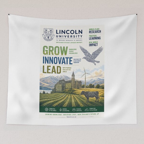 Item preview, Lincoln University New Zealand Canterbury Agriculture Sustainability Innovation designed and sold by Aryabek.
