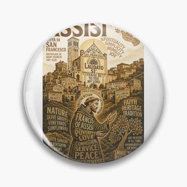 Item preview, Assisi Italy Basilica di San Francesco Saint Francis Umbria Heritage designed and sold by Aryabek.