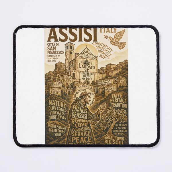 Item preview, Assisi Italy Basilica di San Francesco Saint Francis Umbria Heritage designed and sold by Aryabek.