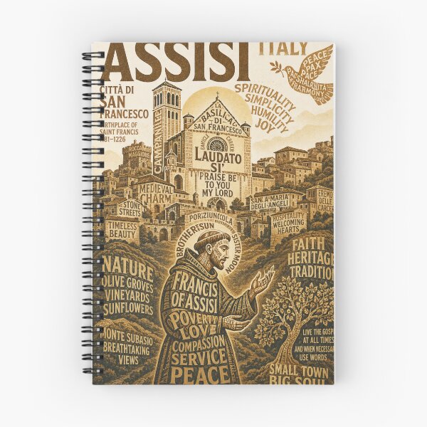 Item preview, Assisi Italy Basilica di San Francesco Saint Francis Umbria Heritage designed and sold by Aryabek.