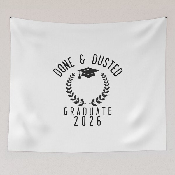 Item preview, Done & Dusted – Graduate 2026 — the end of studies designed and sold by LuveraxArt.