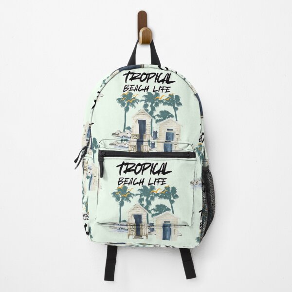 Item preview, Tropical Beach Life Watercolor Shacks Graphic designed and sold by SilverSeaBKK.
