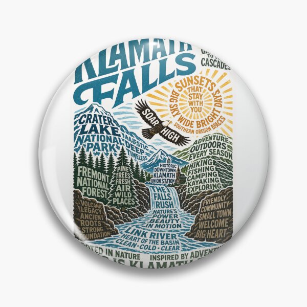Item preview, Klamath Falls Oregon Crater Lake National Park Southern Oregon Adventure designed and sold by Aryabek.