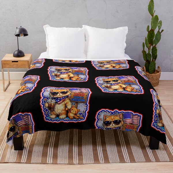 Item preview, American Cat 250 Years designed and sold by WoodburyLake.