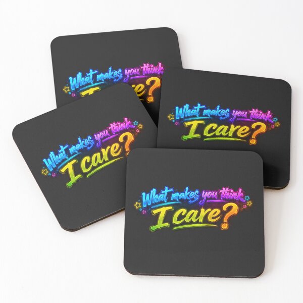 Item preview, What makes you think I care? designed and sold by Kirrindy Designs.