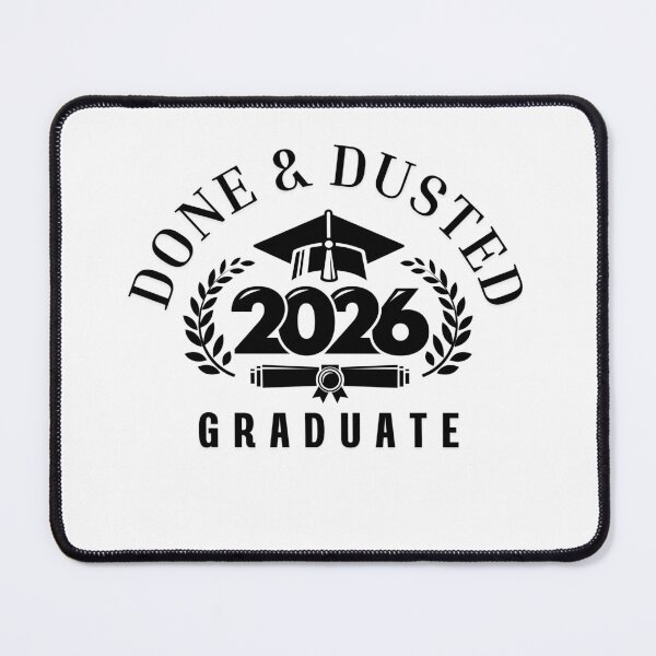 Item preview, Done & Dusted – Graduate 2026 — the end of studies designed and sold by LuveraxArt.